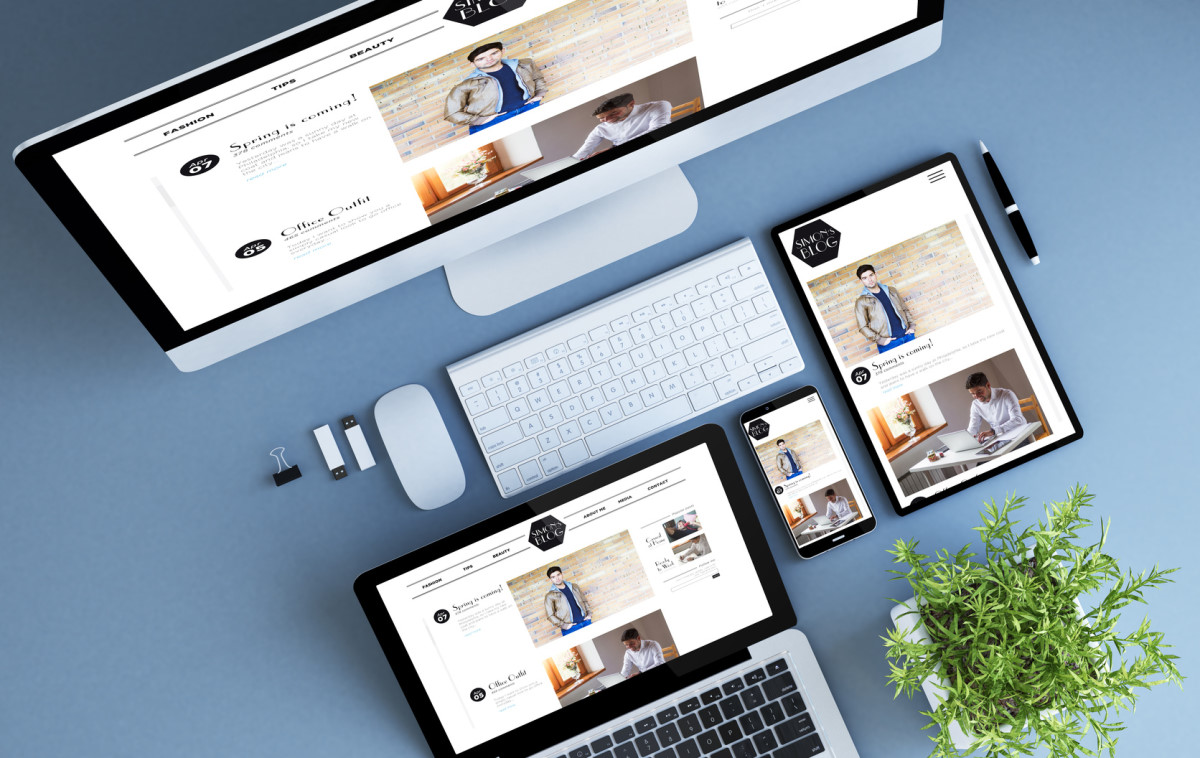 Top View Blue Devices Blog